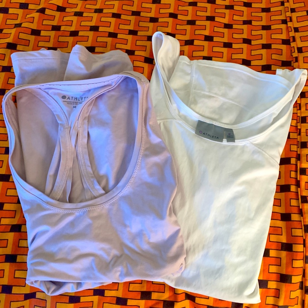 Athleta racer back tanks